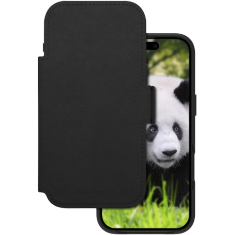 DBramante1928 Lynge iPhone 17 Air Book Case Leer met MagSafe Zwart