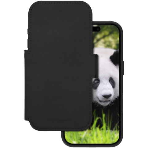 DBramante1928 Lynge iPhone 17 Pro Book Case Leer met MagSafe Zwart