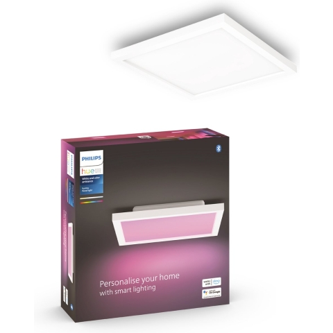 Philips Hue Surimu plafondlamp White and Color vierkant klein