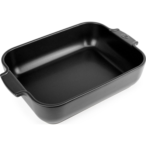 Peugeot Ovenschaal Appolia 'Satin Black' rechthoekig 32cmx20cm