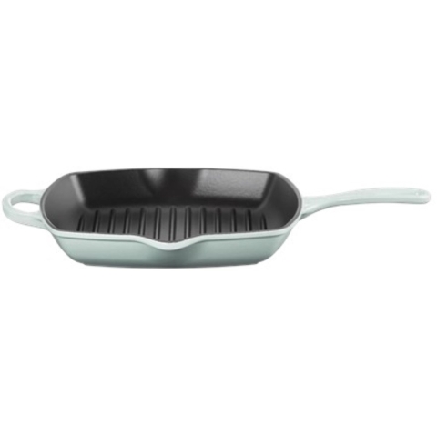 Le Creuset Grillpan Vierkant 26x26cm Grillit® 'Sea salt'