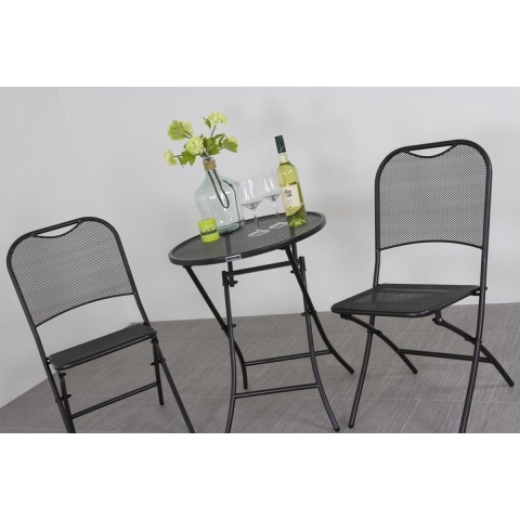 Kettler - Balkonset Calvia - Streckmetaal - Antraciet - Engarden