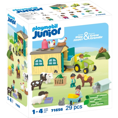 Boerderij simulator spellen met tractoren en dieren Playmobil
