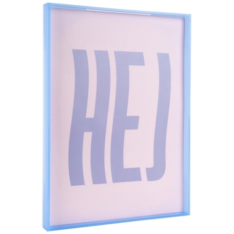 Wanddecoratie Present Time Hej