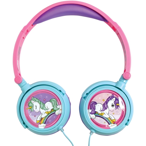 Opvouwbare bedrade koptelefoon met volumebegrenzing Lexibook Licorne