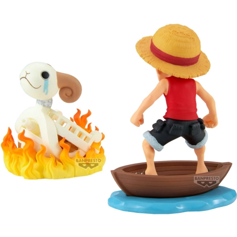 Beeldje Banpresto One Piece Luffy & Going Merry Log Stories