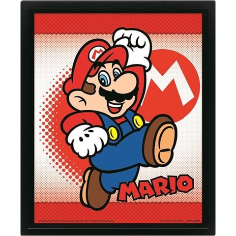 3d lenticulair frame Pyramid Super Mario Yoshi Flip