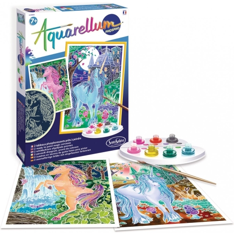 Aquarellen inkleuren Sentosphere Ph Licornes