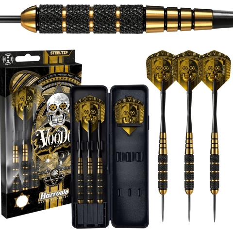 Messing dartpijl Harrows Voodoo