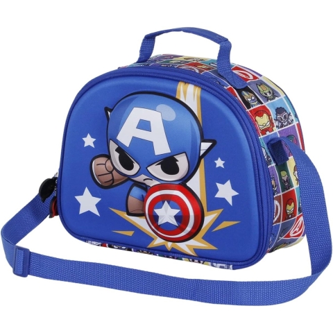 3D koeltasje voor kinderen Karactermania Marvel Avengers Captain America Punch