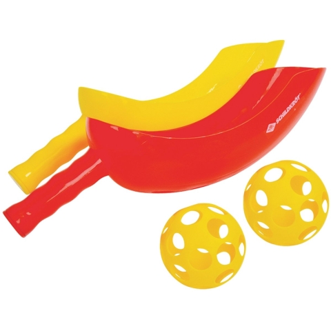 Balspel met een bal in een netzak Schildkröt Scoop