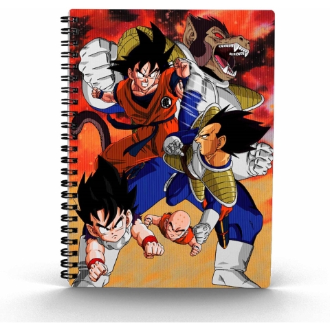 3D effect notitieboek SD Toys Dragon Ball Z Goku vs Vegeta