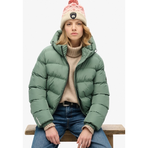 Vrouwen ski muts van breiwerk Superdry