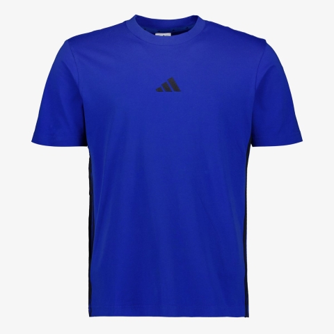 T-shirt van eenvoudige jersey adidas Essentials 3-Stripes