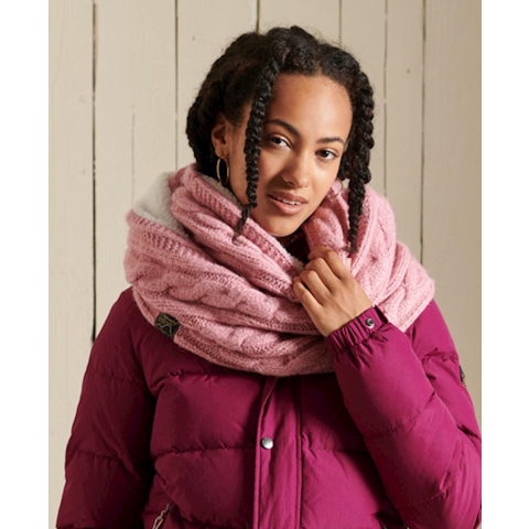 Tweed gebreide keperstof voor dames Superdry
