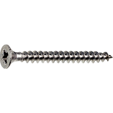 Proftec Spaanplaatschroef Rvs-A2 Pk PZ2 5.0X100/60 | 200 stuks - 5203.30.42601