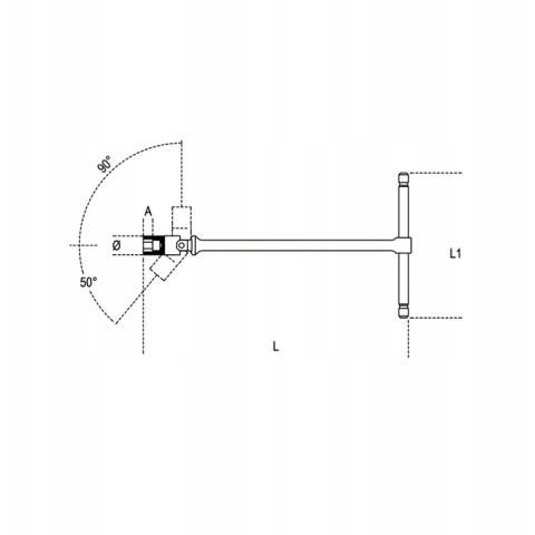 Beta Stift T-sleutels met cardangewricht voor Torx® schroeven 952FTX 18 - 009520118