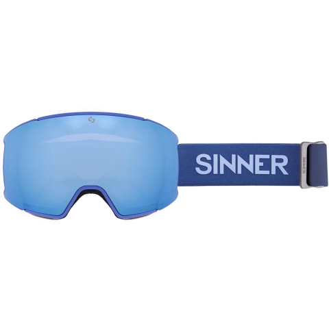 Sinner BOREAS skibril mat blauw + extra oranje S1 lens