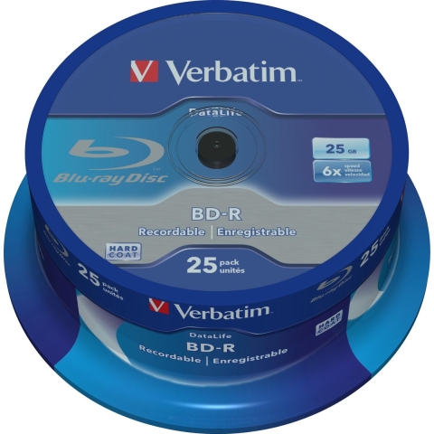 Verbatim BD-R Blu-Ray 25GB 6x Speed 25st
