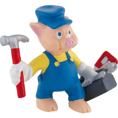 Beeldje Bullyland The Three Little Pigs Practical