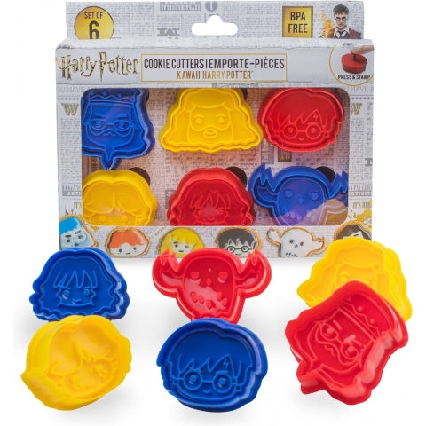 Koekjessteker/stempel Cinereplicas Harry Potter Kawaii (x6)