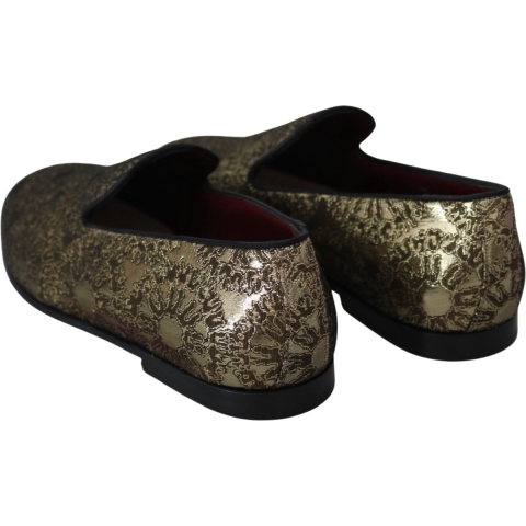 Bloemen Loafers Slip-on Stijl