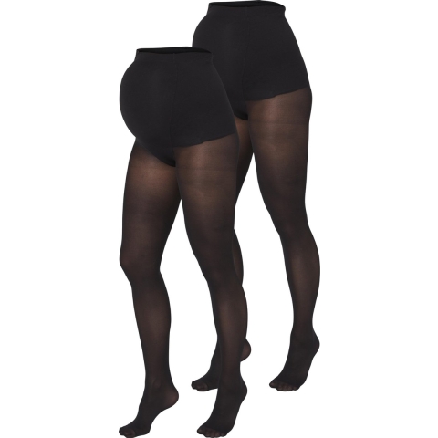Panty Mamalicious Sabine 50 Denier Zwart 2 st.