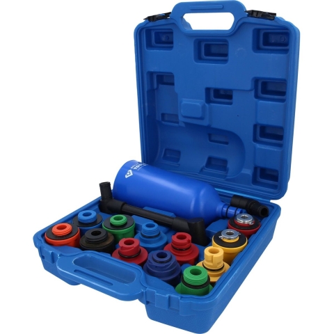 Brilliant Tools BT711110 master olievultrechter-set met draaibare hoekarm, 15-delig