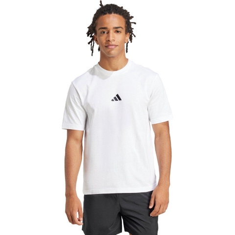 T-shirt van eenvoudige jersey adidas Essentials Small Logo