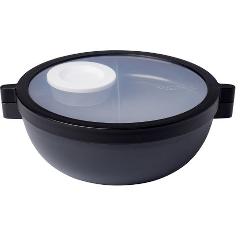 Basic Bento lunchbowl Mepal Vita - Nordic black - met eigen ontwerp bedrukken