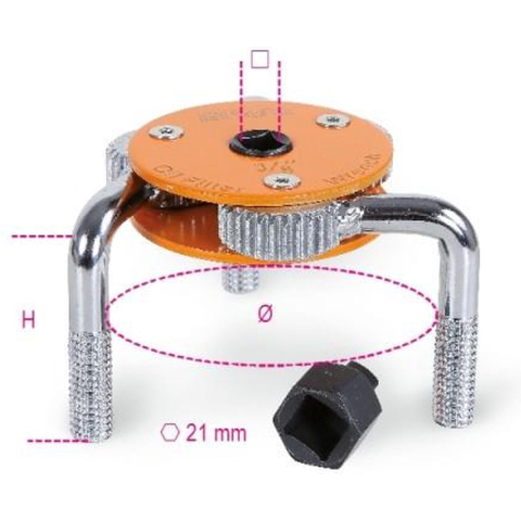 Beta 1493H-Zelfspannende Oliefilter Sleutel - 014930077