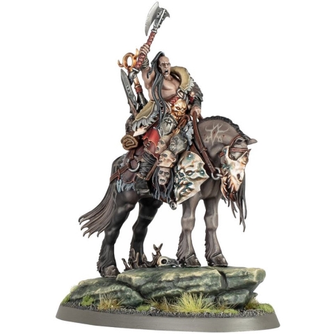 Figurine Games Workshop Warhammer AoS - Slave to Darkness Darkoath Chieftain on Warsteed
