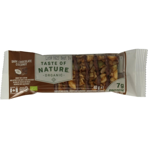 Taste Of Nature Dark Chocolate Coconut Reep