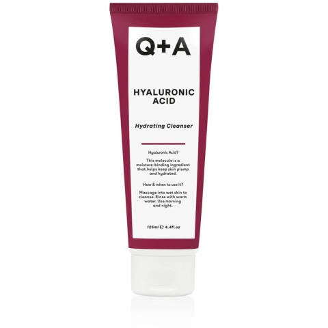 2x Q+A Hyaluronic Acid Cleansing Gel 125 ml