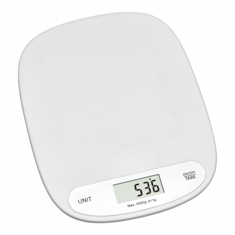 TFA Dostmann 50.2003.02 Keukenweegschaal Digitaal Met wandbevestiging Weegbereik (max.)=5000 g Wit 155 x 200 x 15