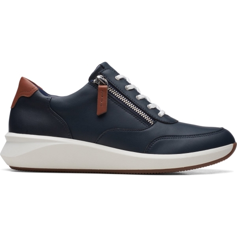 Un Rio Zip Marine Combinatied Sneakers