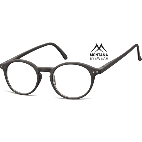 Montana Round Matte Brown Turtle Unisex Women Glazen frames