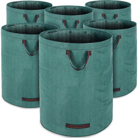 Tuinafvalzak Set van 6 x 280 Liter Groen