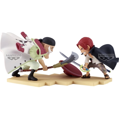 Beeldje Banpresto One Piece World Collectable Log Stories Edward Newgate vs. Shanks