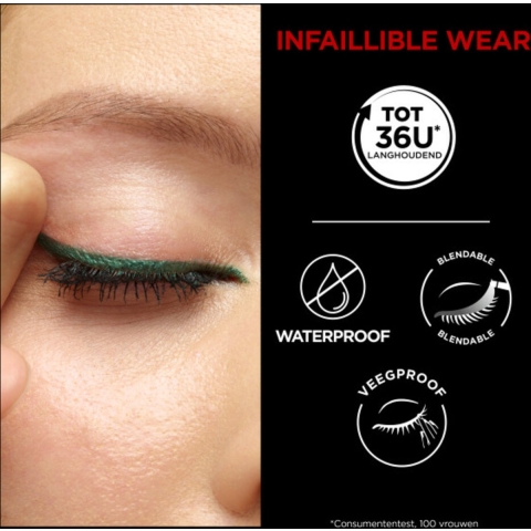 2x L'Oréal Infaillible 36H Grip Gel Automatic Eyeliner Brown Denim