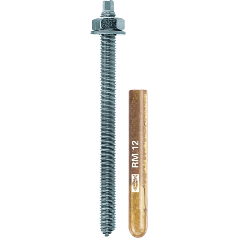 Fischer Ankerstang RG M12 x 120 R roestvast staal - 535011 - 10 stuk(s) - 535011
