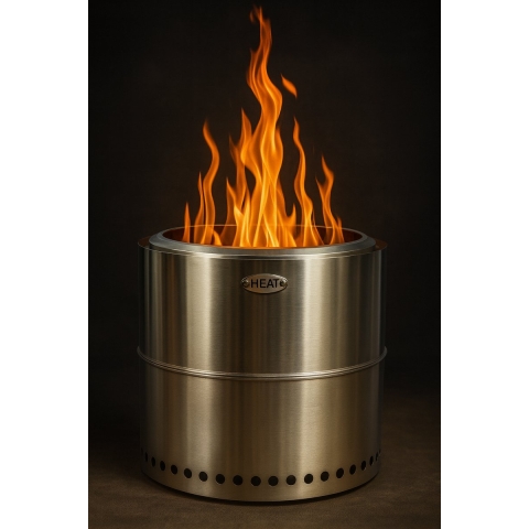 HEAT Rookvrije Vuurkorf Rokfri Large-RVS