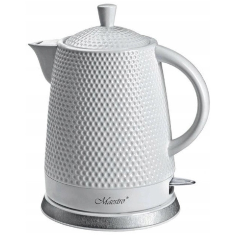 Maestro - Keramische waterkoker 1,5 l - 1200 W - Wit