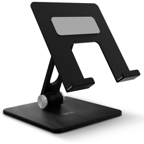 Serve Tablet Houder XL - Opvouwbaar - Extra Stevig en Stabiel - Zwart