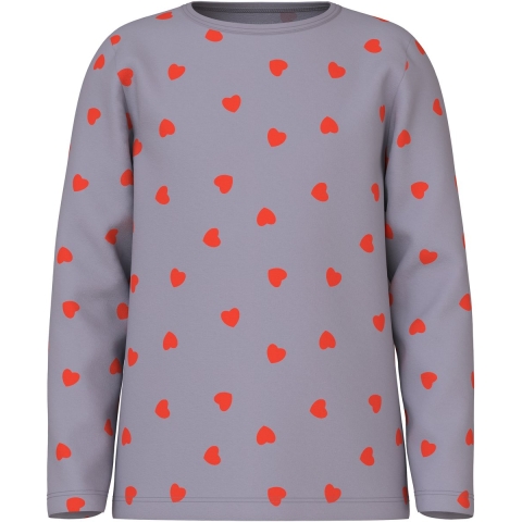 Name It Pyjama set - Noos - Lavender Grijs - Name It - 9-10 jaar (134-140) - Pyjama - Tweedelig