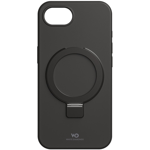 White Diamonds Cover Mag Urban Stand Case für Apple iPhone 16e, Schwarz Backcover Apple iPhone 16e Zwart