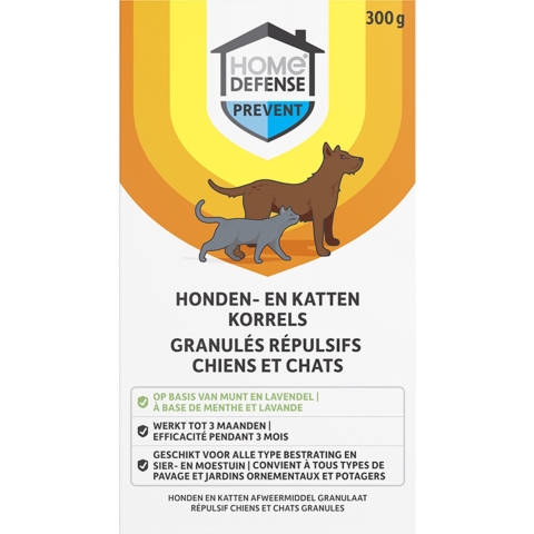 12x Home Defense Honden en Katten Afweermiddel Granulaat 300 g