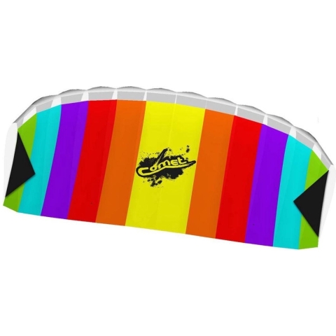 Ecoline Tweelijns Matrasvlieger Comet Rainbow Spanwijdte 1200 mm Geschikt voor windsterkte 3 - 6 bft