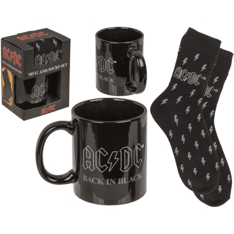 Cadeauset ACDC - mok en sokken - cadeauset - muziekband -