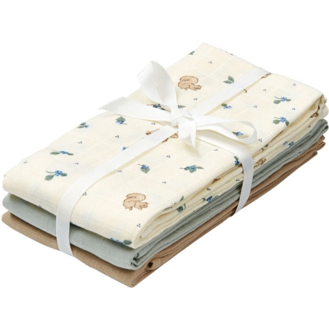 Cam Cam Hydrofiele Doek - 3-pack - Bosbessen - Cam Cam - OneSize - Hydrofiele Doek